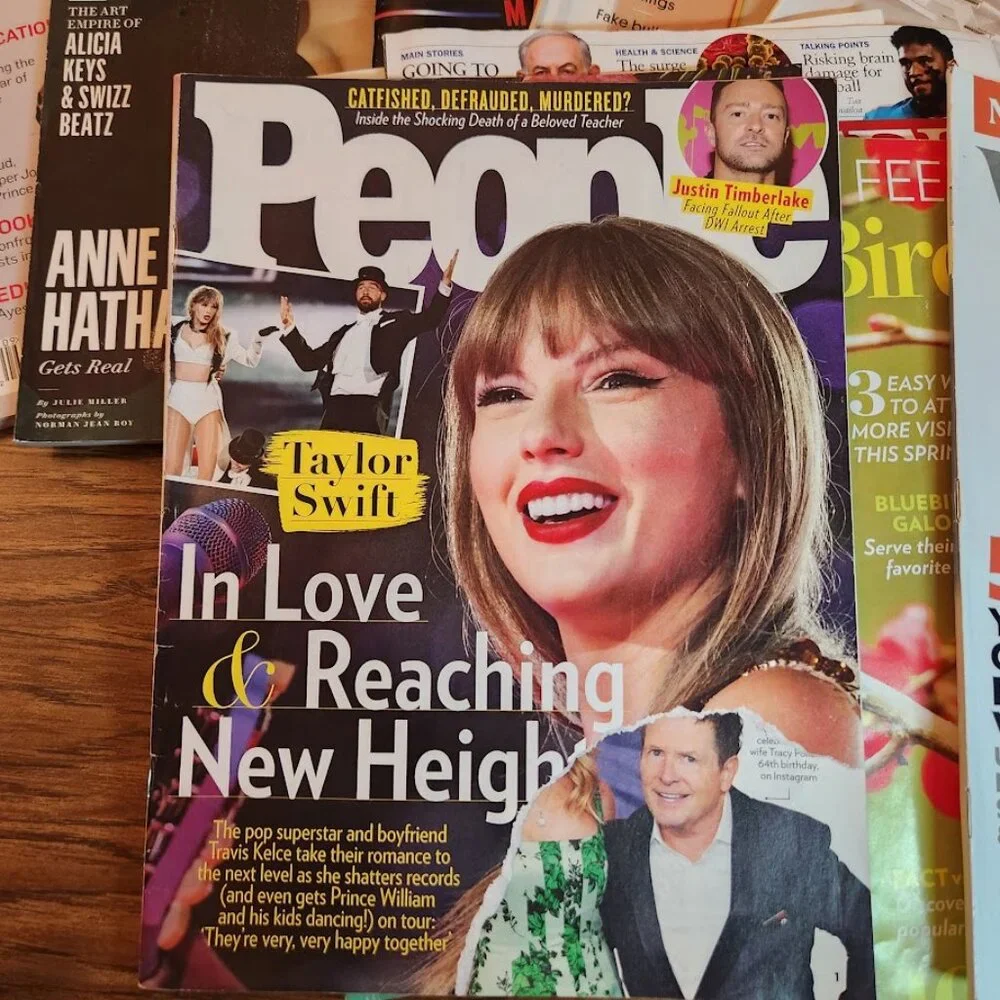 Mystery Magazine Bundle Lot of 5 Magazines RANDOM DATES Reading bundle Collage